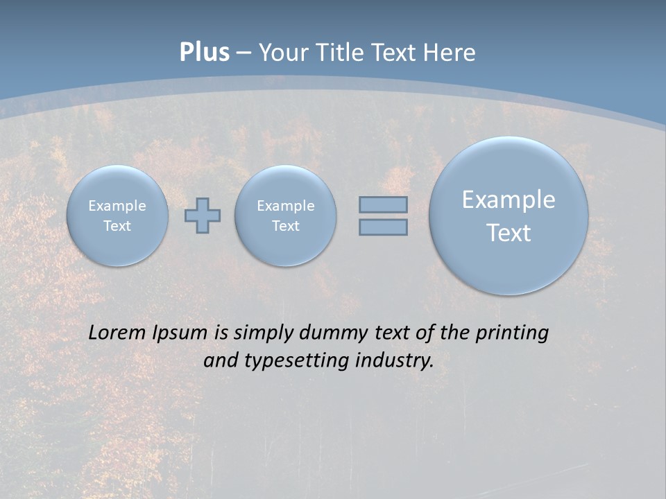 Autunm Red Season PowerPoint Template