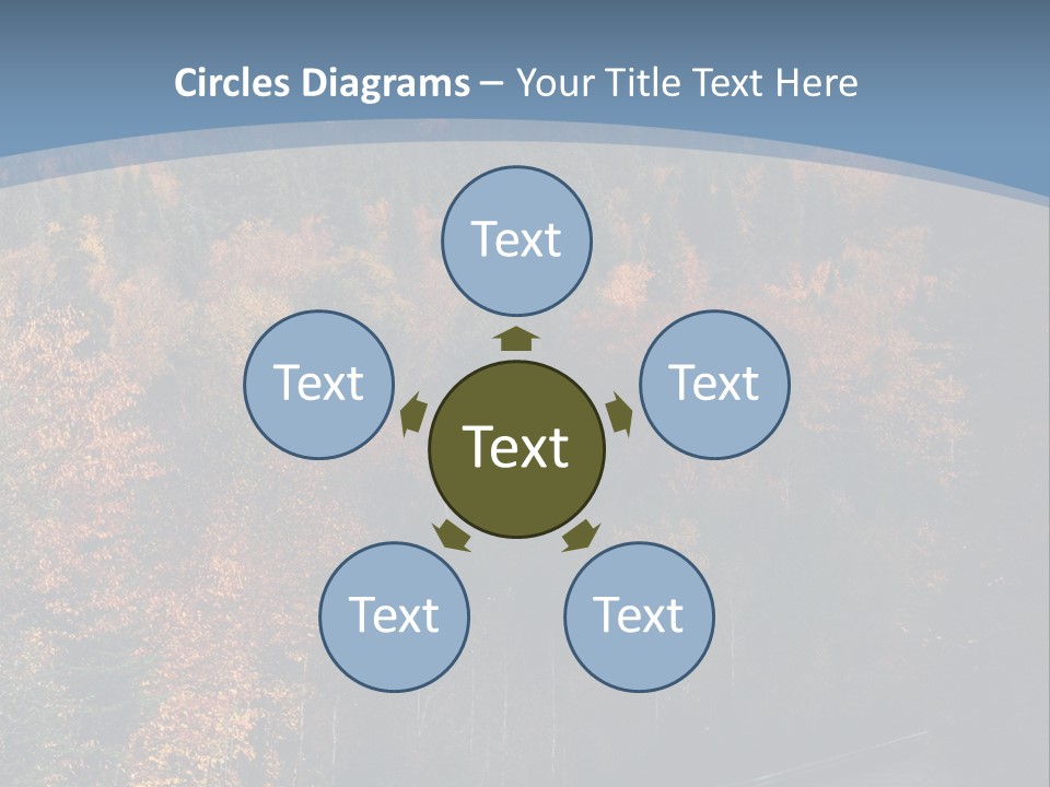 Autunm Red Season PowerPoint Template