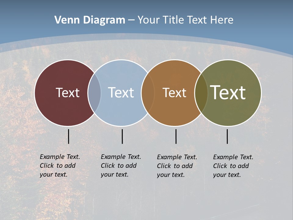 Autunm Red Season PowerPoint Template