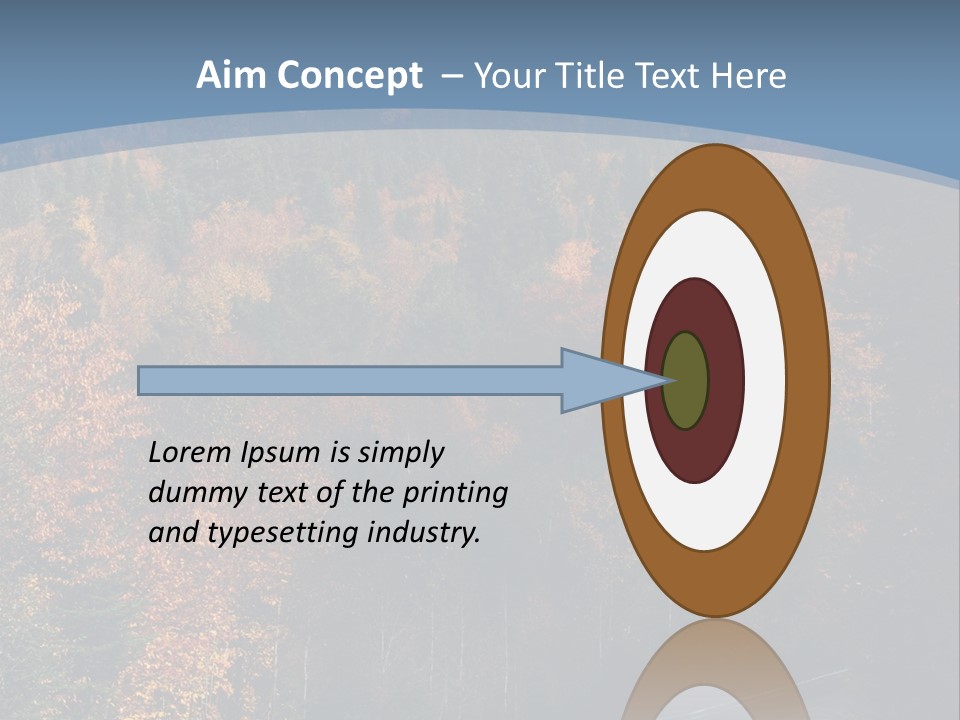 Autunm Red Season PowerPoint Template