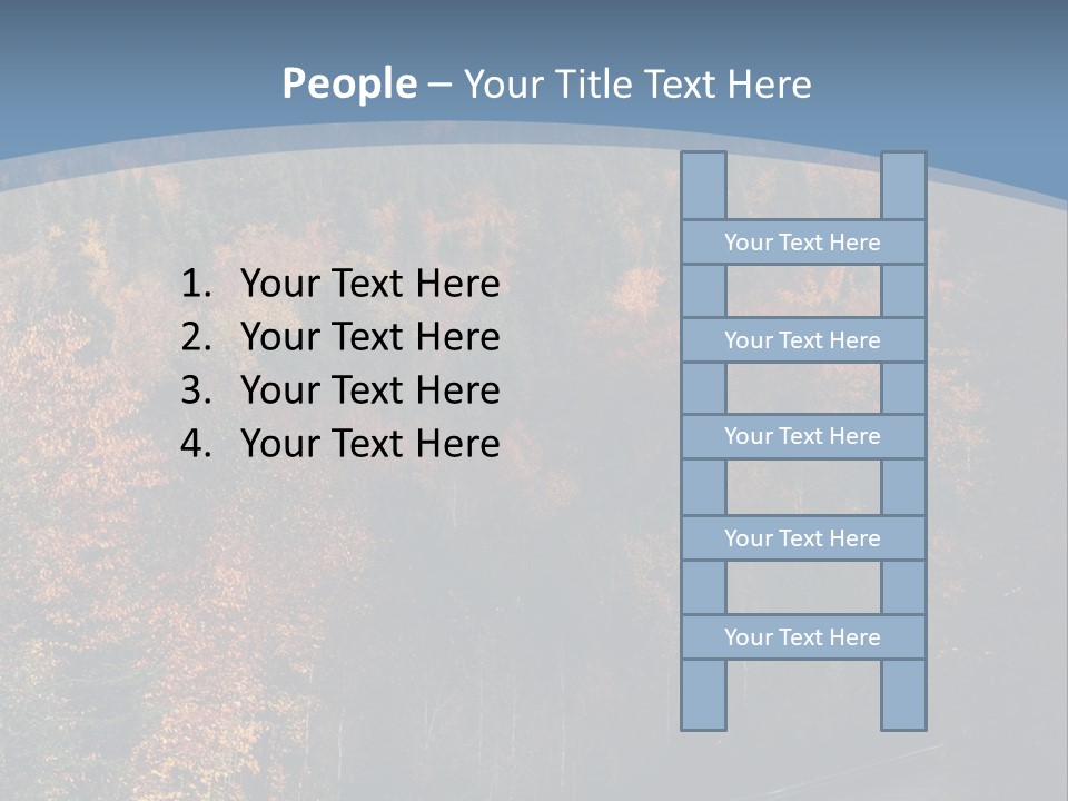 Autunm Red Season PowerPoint Template