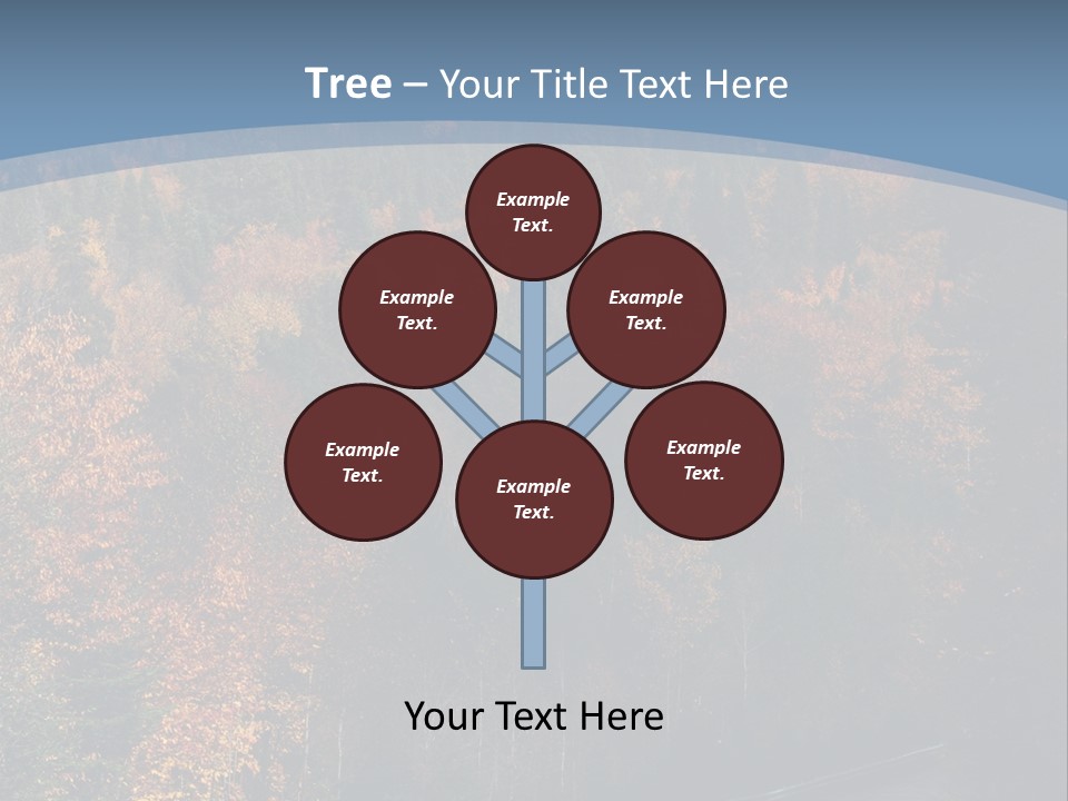 Autunm Red Season PowerPoint Template