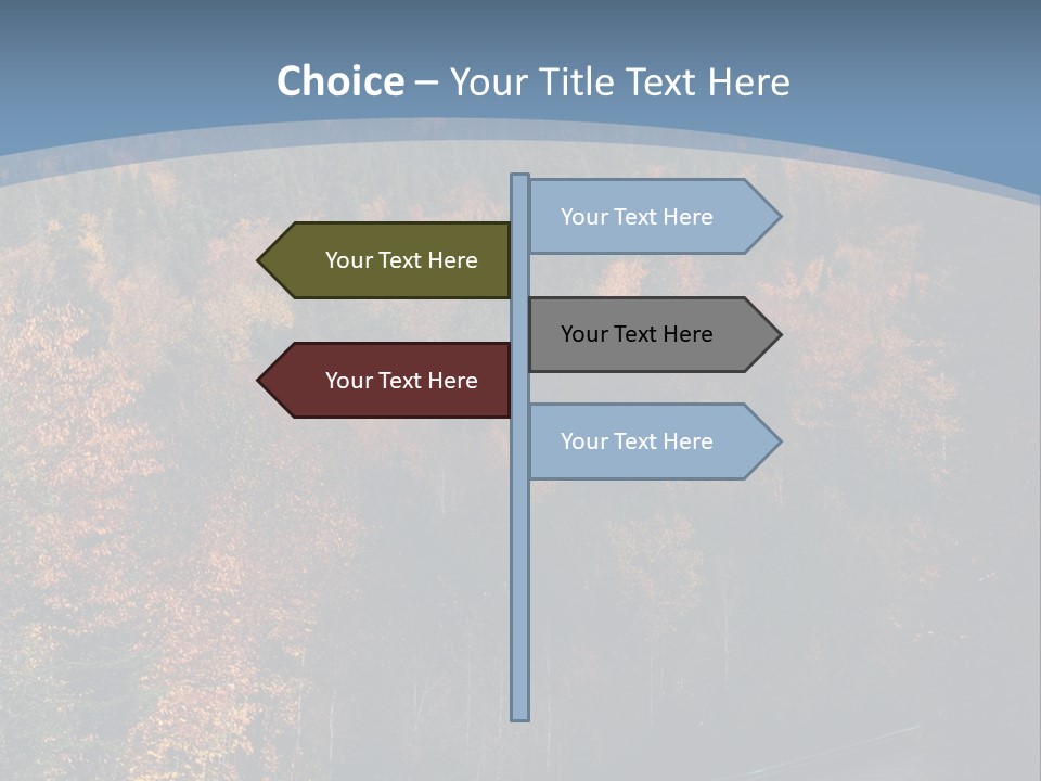 Autunm Red Season PowerPoint Template