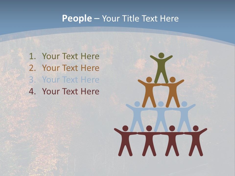 Autunm Red Season PowerPoint Template