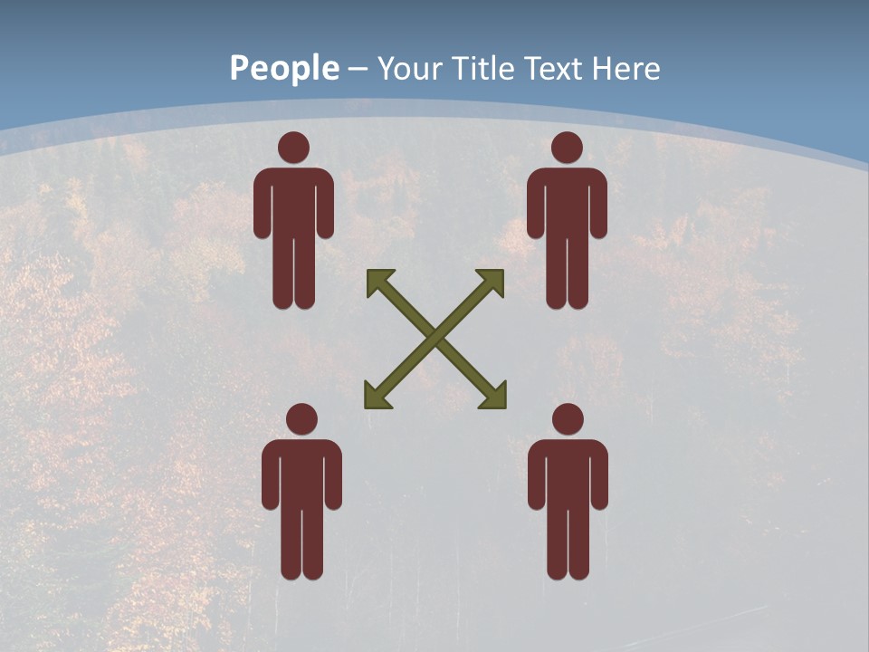 Autunm Red Season PowerPoint Template