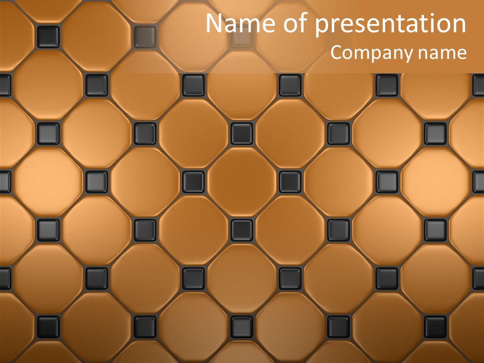 Wall Tiles Faience Tiling PowerPoint Template