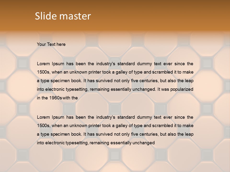 Wall Tiles Faience Tiling PowerPoint Template