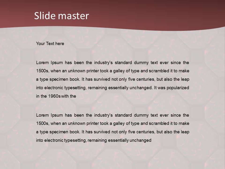 Faience Carreaux Texture PowerPoint Template