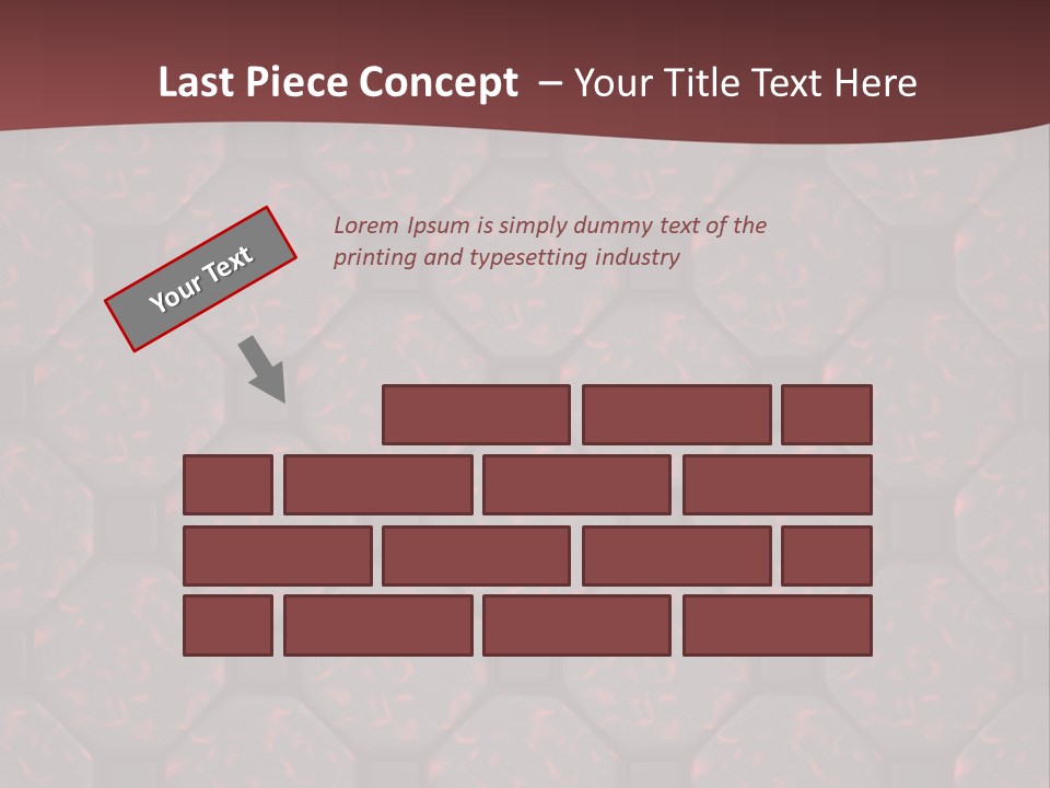 Faience Carreaux Texture PowerPoint Template