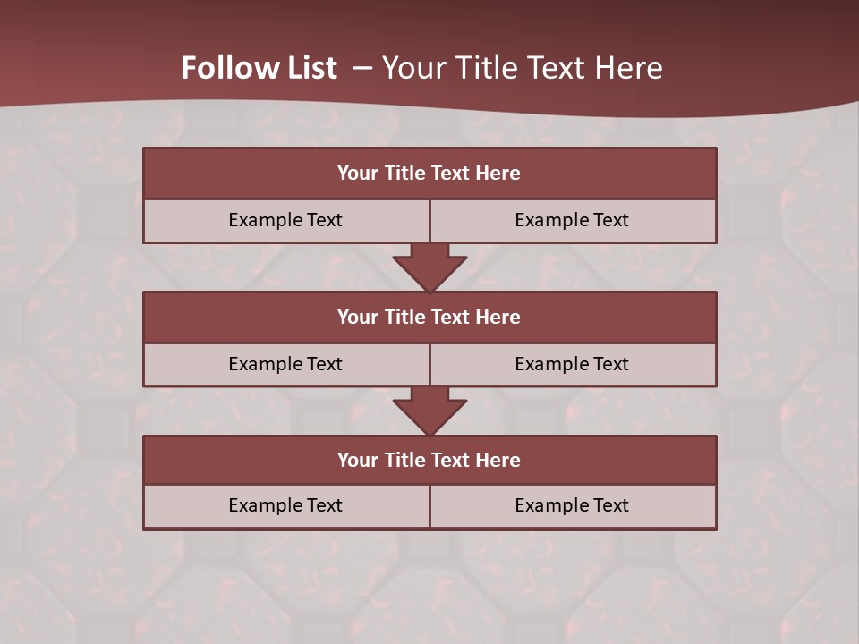 Faience Carreaux Texture PowerPoint Template