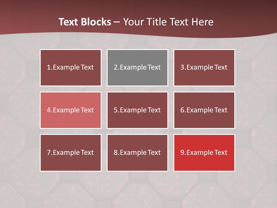 Faience Carreaux Texture PowerPoint Template