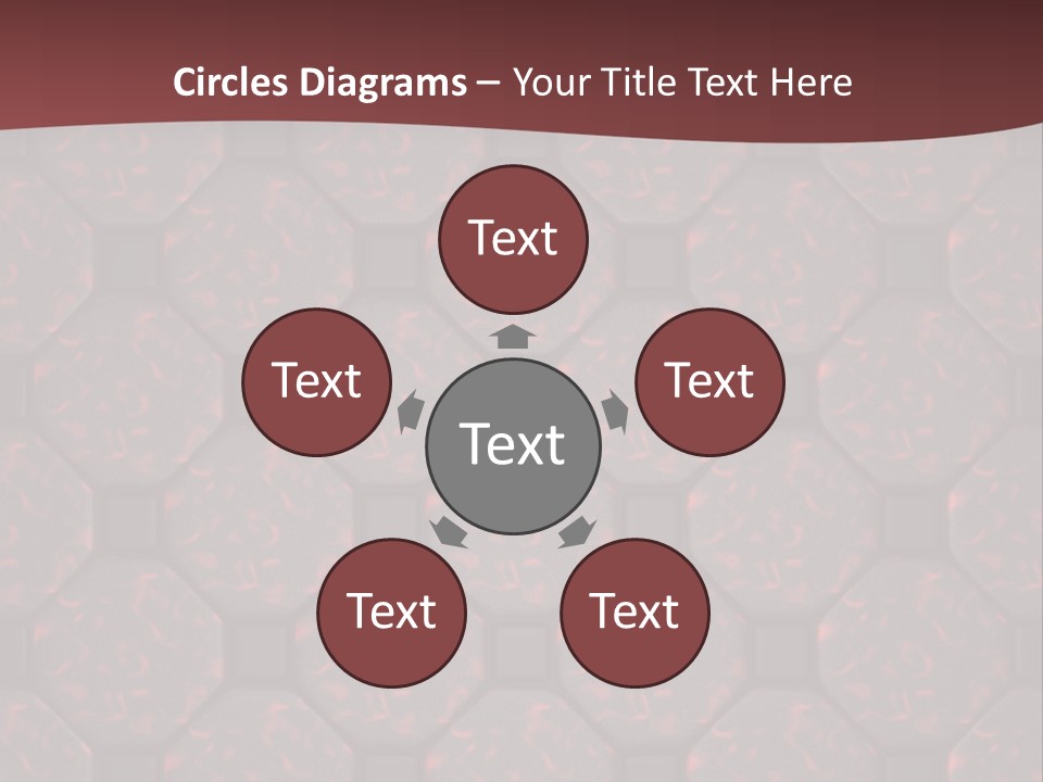 Faience Carreaux Texture PowerPoint Template