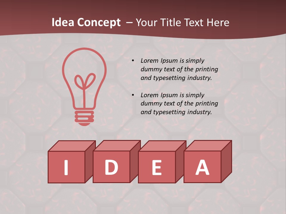 Faience Carreaux Texture PowerPoint Template