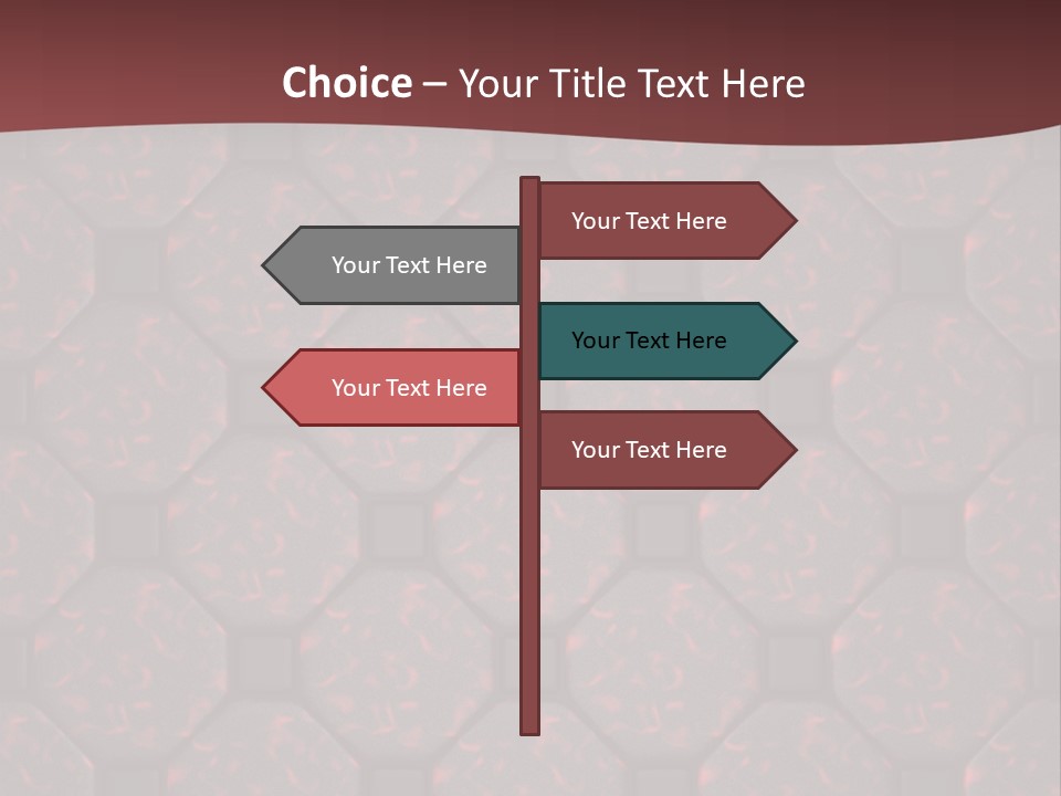 Faience Carreaux Texture PowerPoint Template