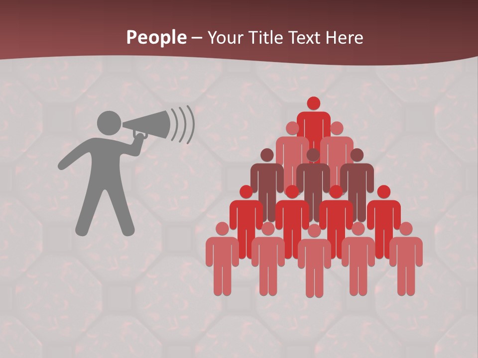 Faience Carreaux Texture PowerPoint Template