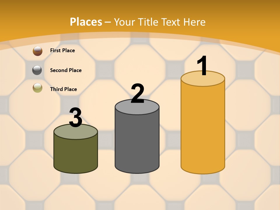 Tile Font Patterns PowerPoint Template