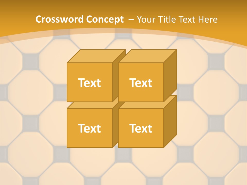 Tile Font Patterns PowerPoint Template