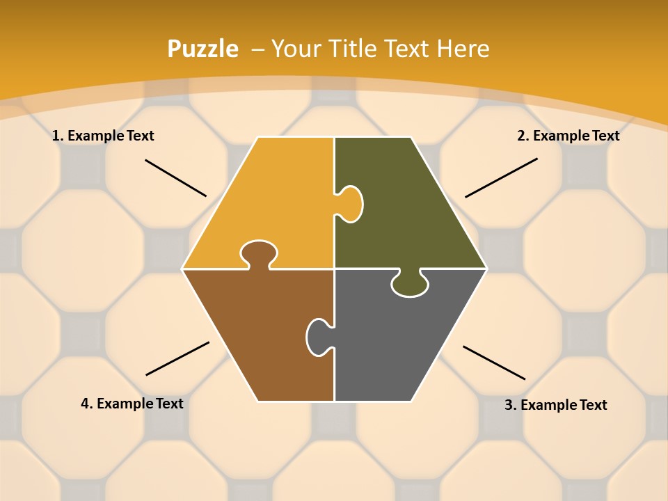 Tile Font Patterns PowerPoint Template