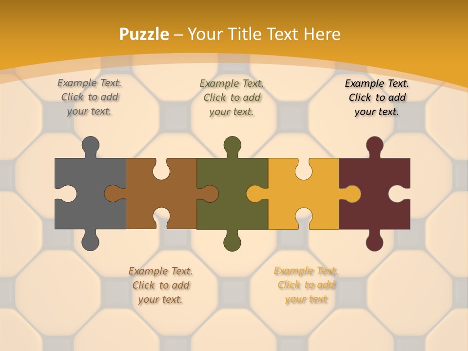 Tile Font Patterns PowerPoint Template