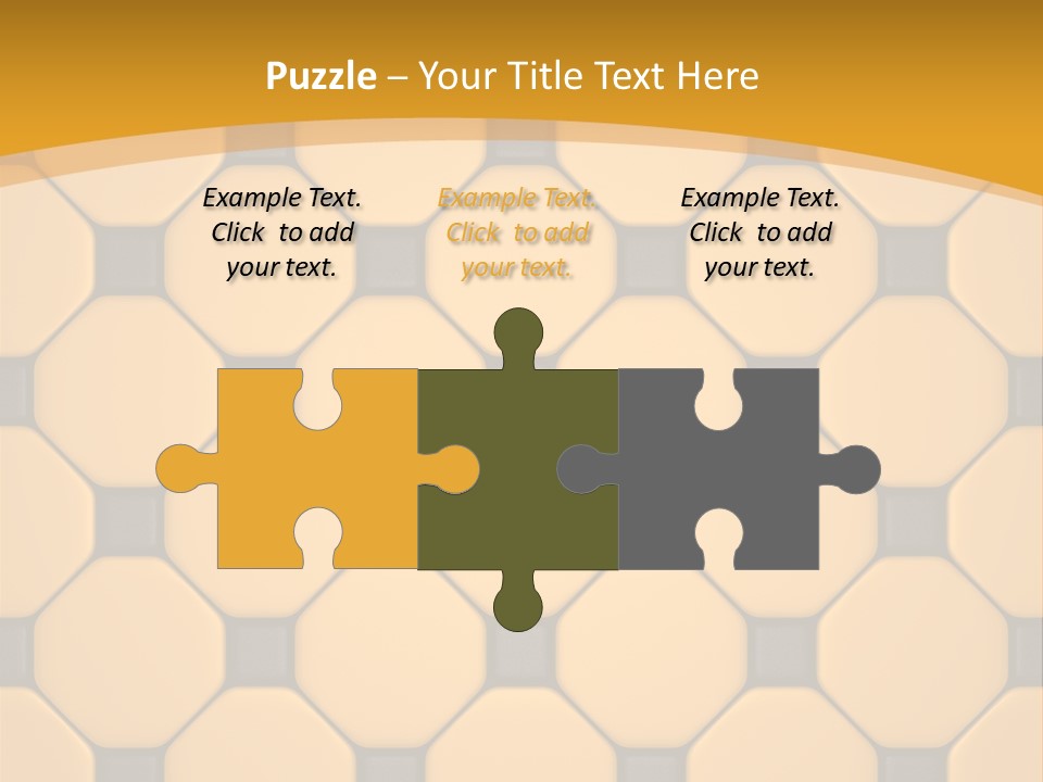 Tile Font Patterns PowerPoint Template