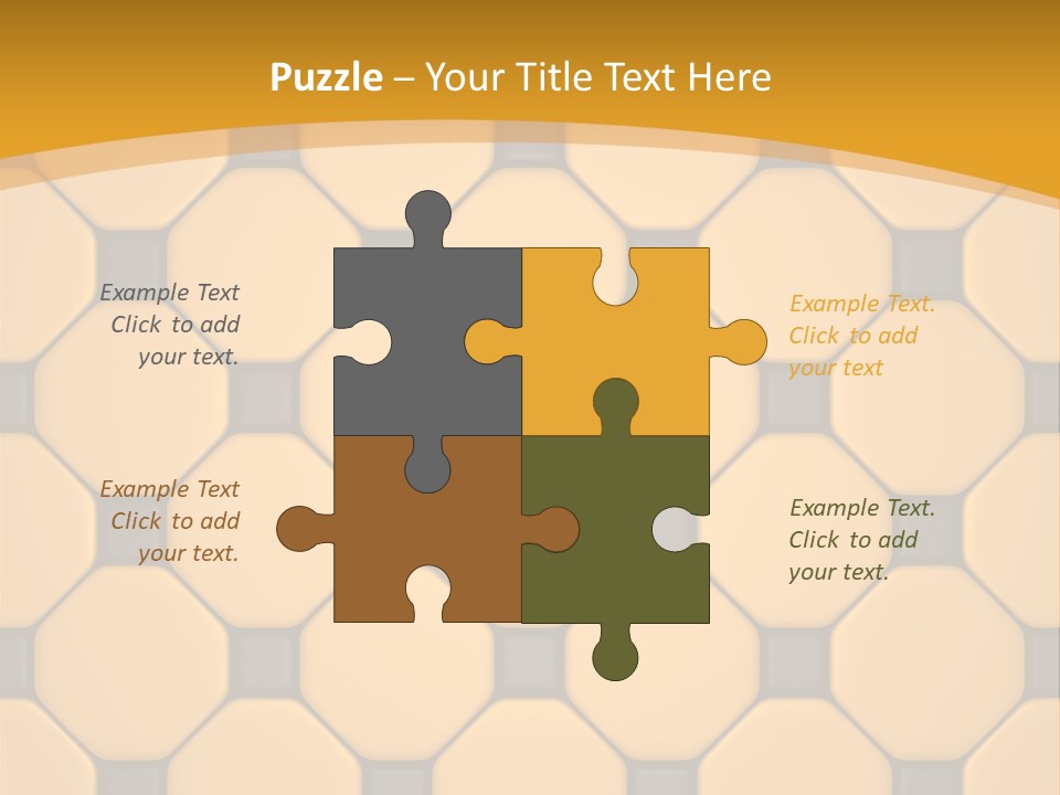 Tile Font Patterns PowerPoint Template