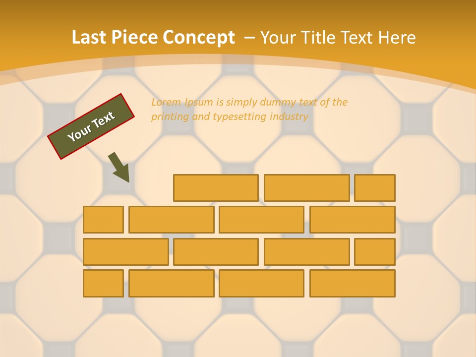 Tile Font Patterns PowerPoint Template