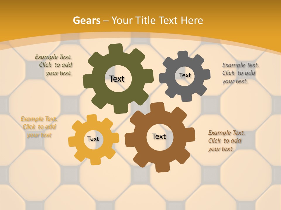 Tile Font Patterns PowerPoint Template