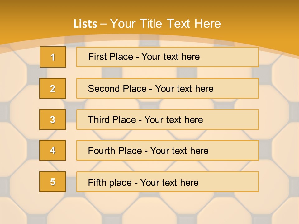 Tile Font Patterns PowerPoint Template