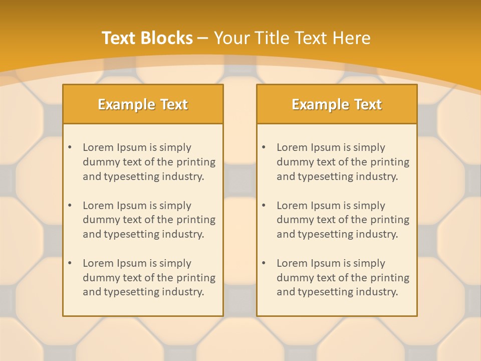 Tile Font Patterns PowerPoint Template
