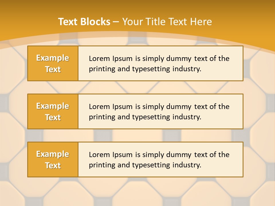 Tile Font Patterns PowerPoint Template