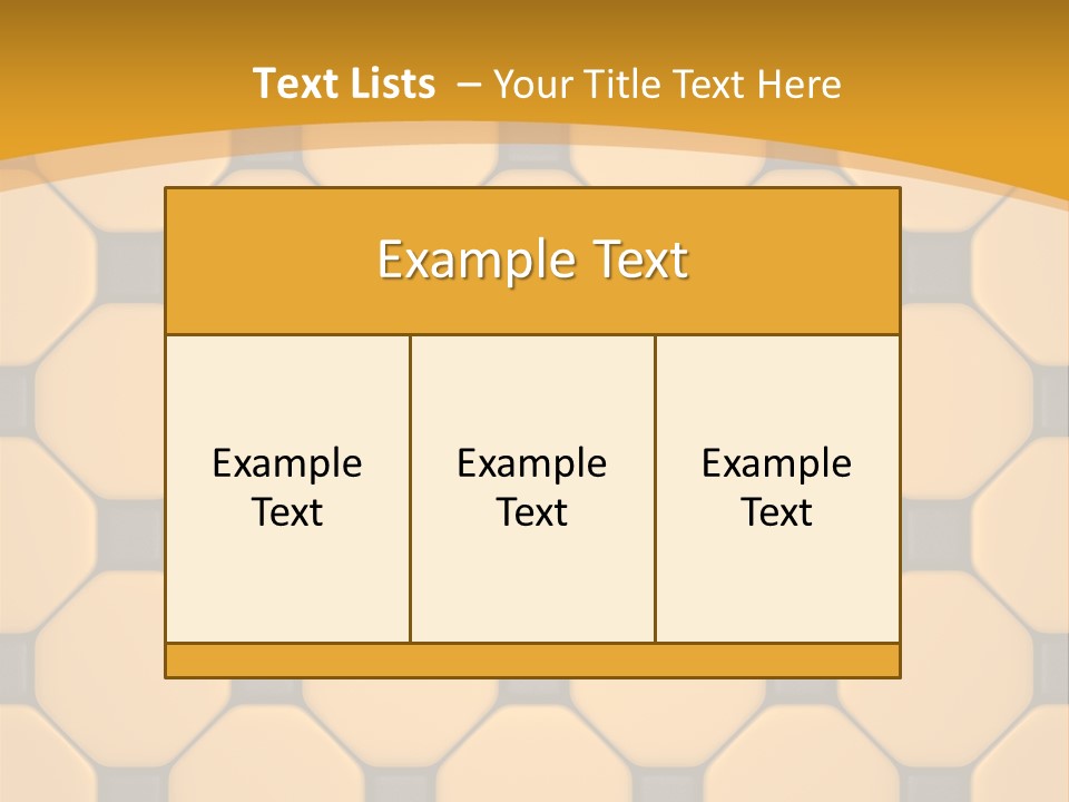 Tile Font Patterns PowerPoint Template
