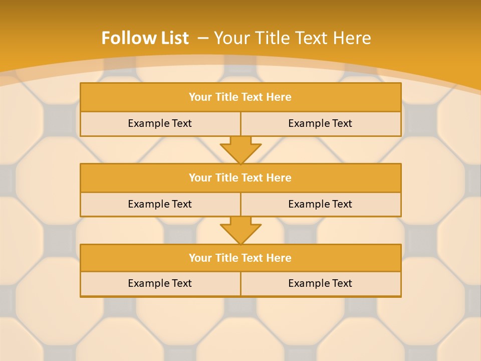 Tile Font Patterns PowerPoint Template