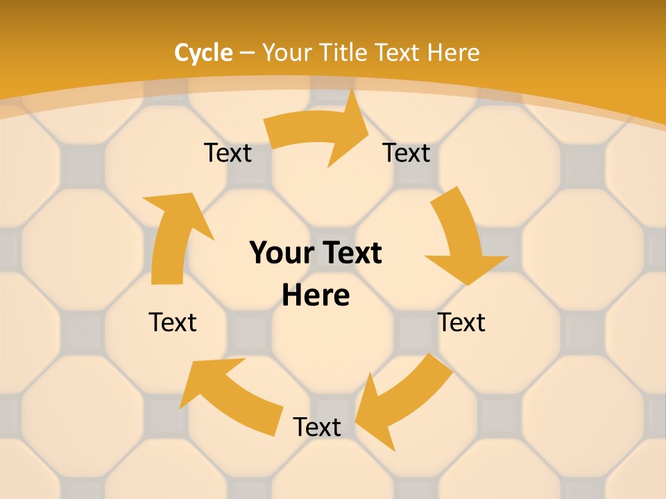 Tile Font Patterns PowerPoint Template