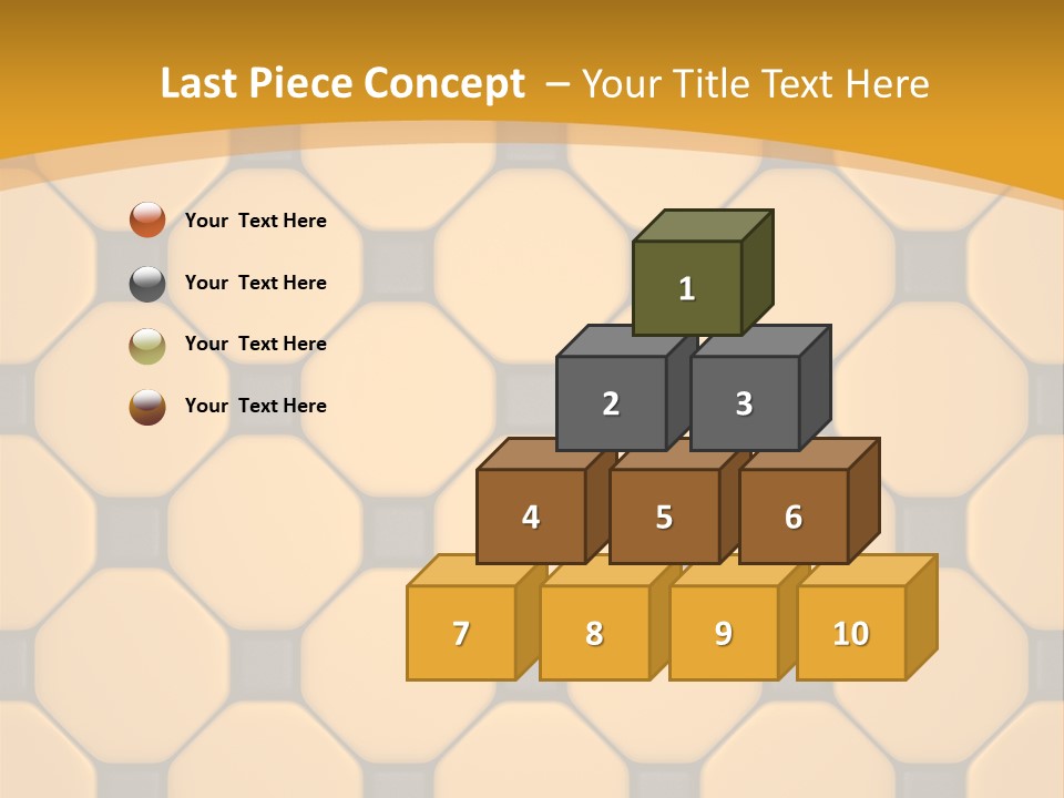 Tile Font Patterns PowerPoint Template