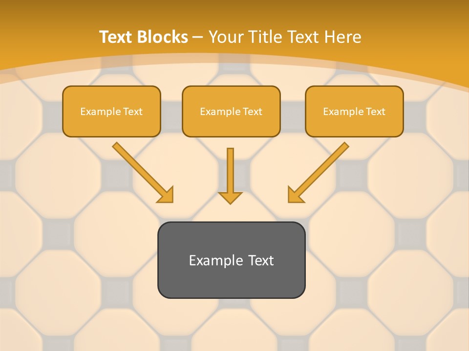 Tile Font Patterns PowerPoint Template