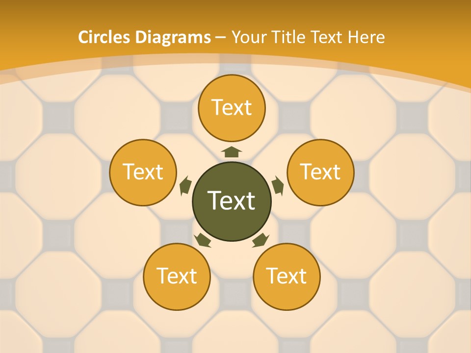 Tile Font Patterns PowerPoint Template