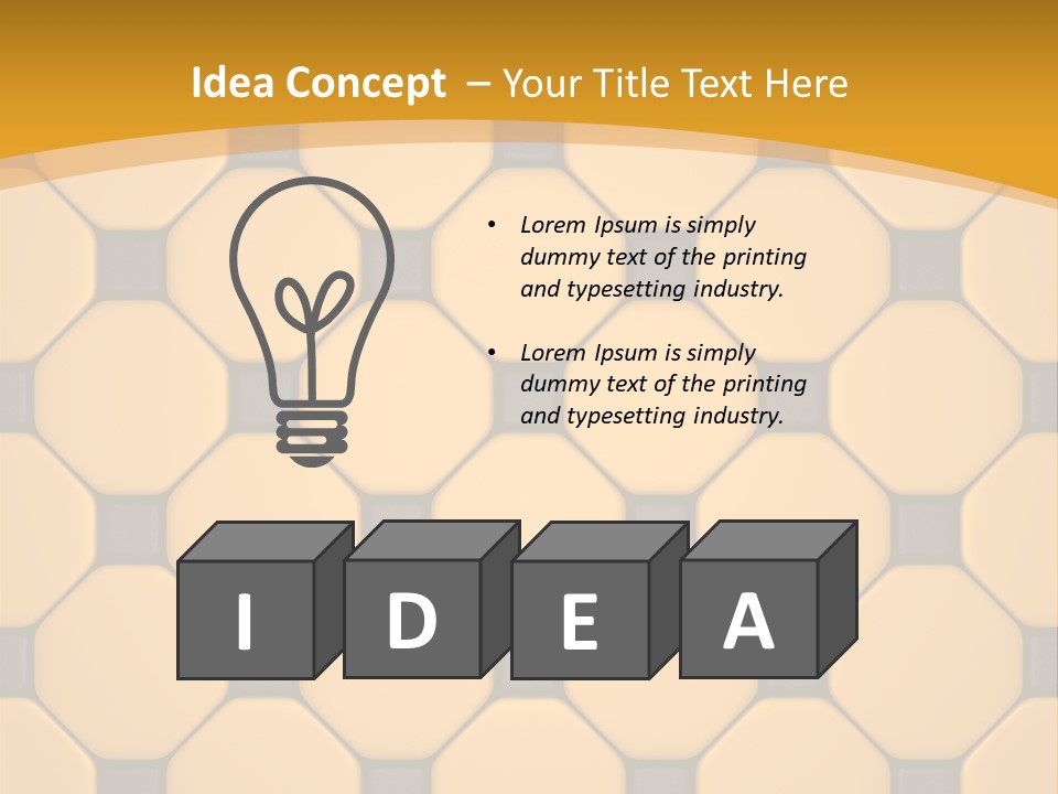 Tile Font Patterns PowerPoint Template