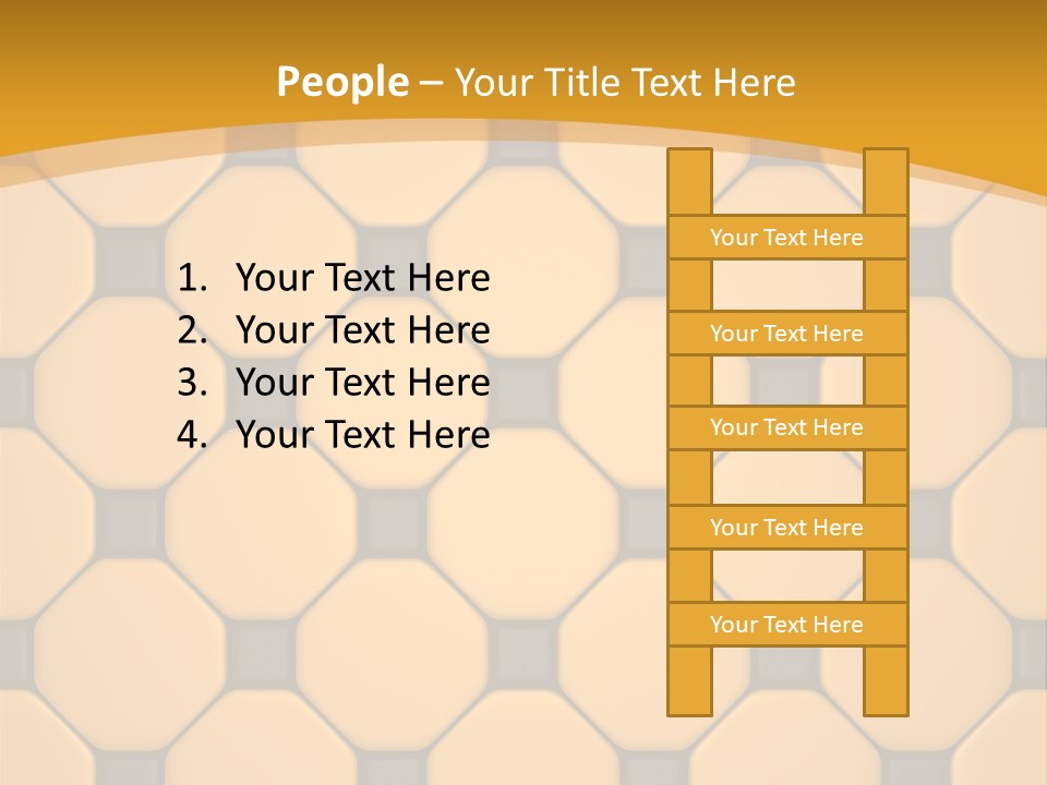 Tile Font Patterns PowerPoint Template