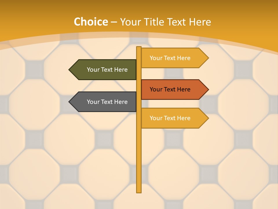 Tile Font Patterns PowerPoint Template