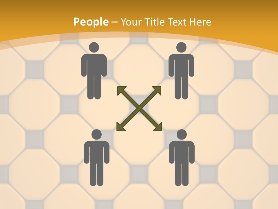 Tile Font Patterns PowerPoint Template