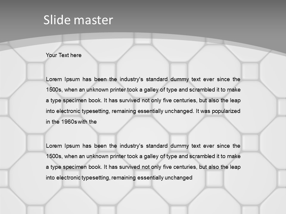 Wall Materials Trim PowerPoint Template