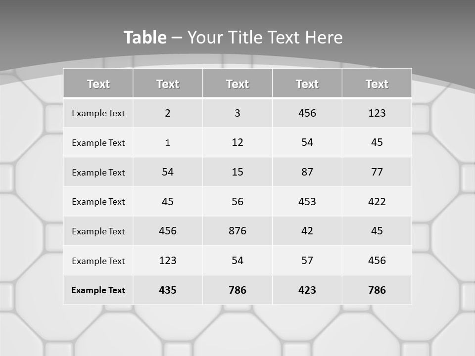 Wall Materials Trim PowerPoint Template