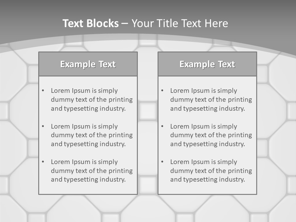 Wall Materials Trim PowerPoint Template