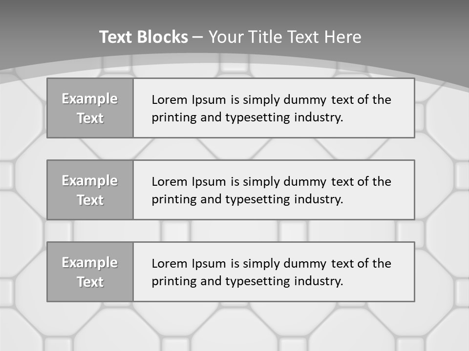 Wall Materials Trim PowerPoint Template