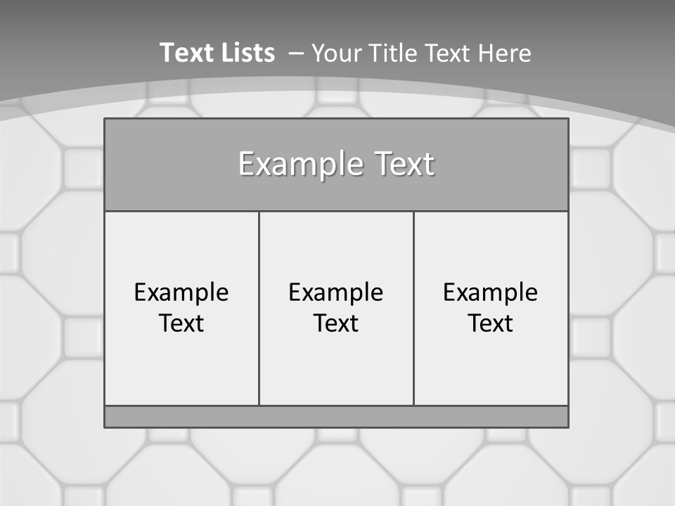 Wall Materials Trim PowerPoint Template