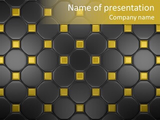 Light Faience Mosaic PowerPoint Template