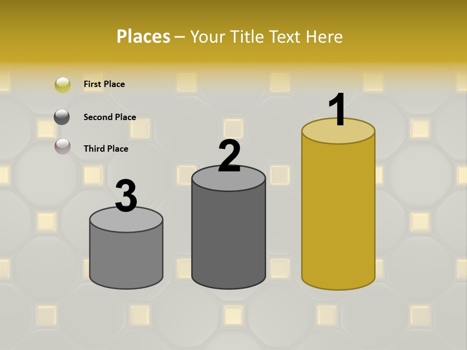 Light Faience Mosaic PowerPoint Template