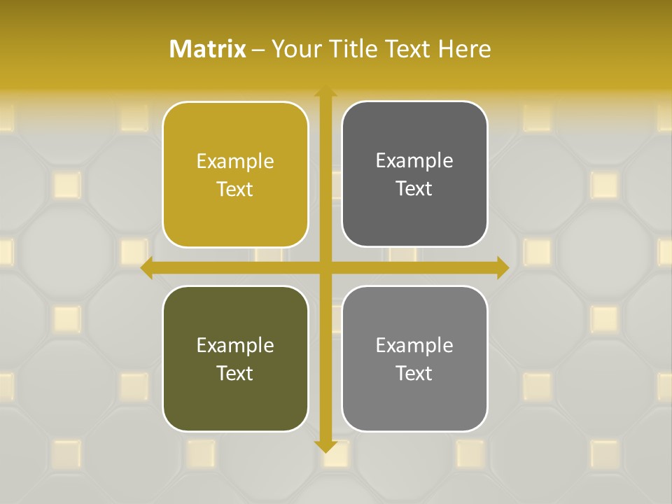 Light Faience Mosaic PowerPoint Template