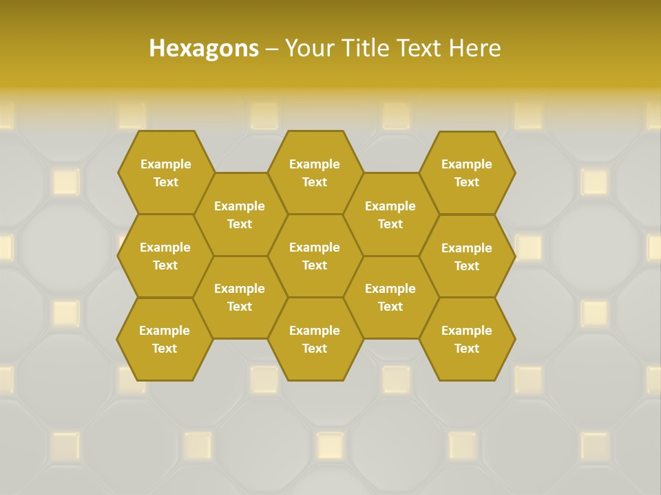 Light Faience Mosaic PowerPoint Template