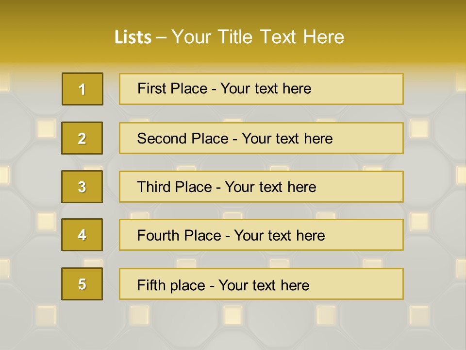 Light Faience Mosaic PowerPoint Template